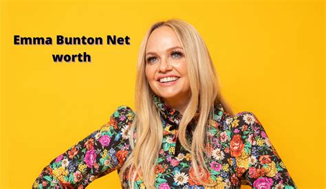 emma bunton net worth